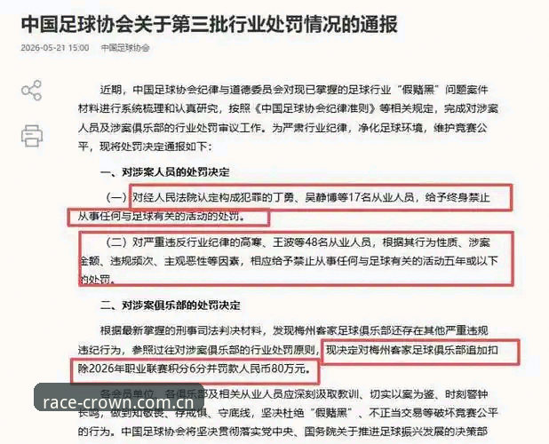 足球圈反腐名单解读：冠竞极致竞速体验下的行业净化必备知识